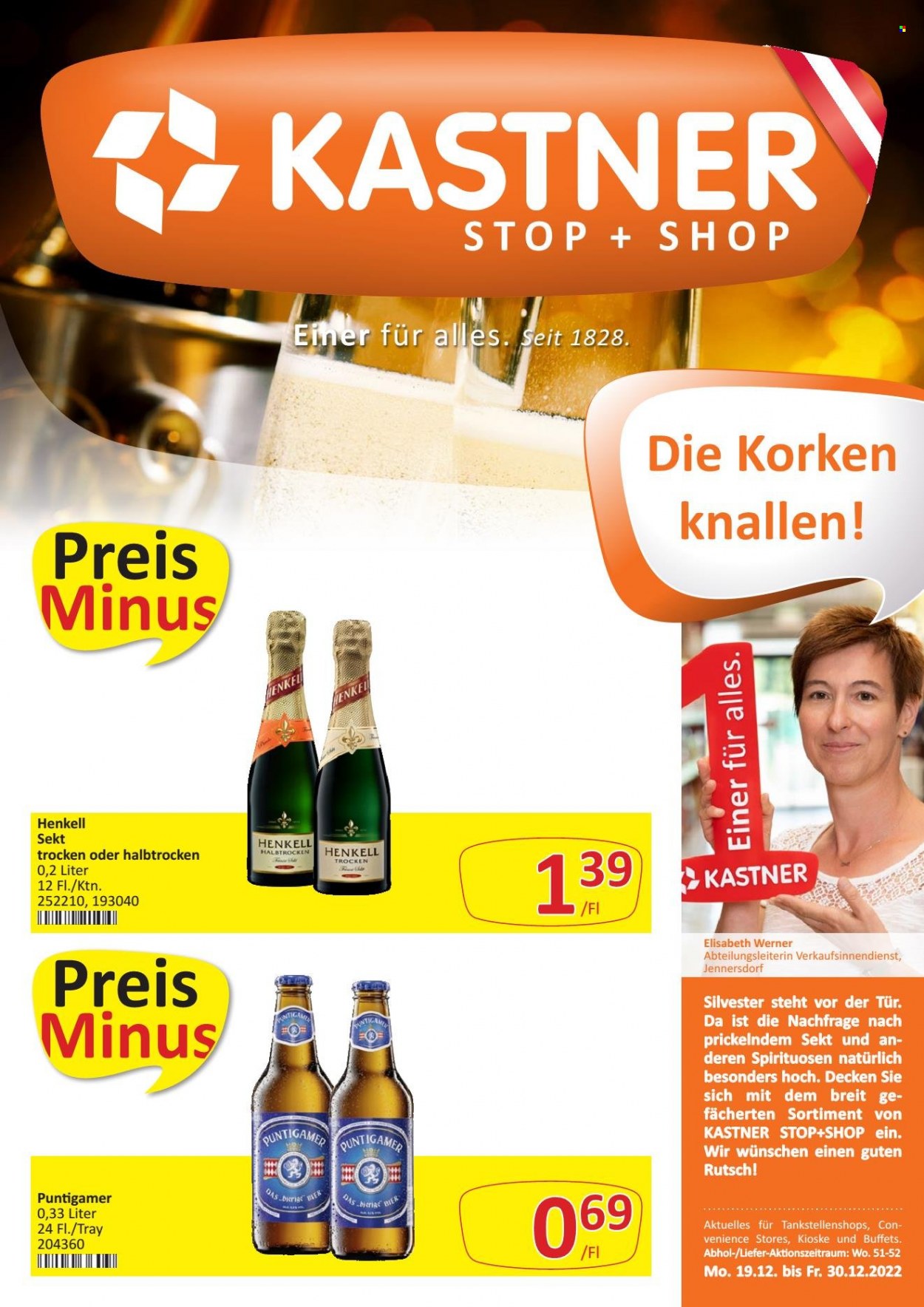 Angebote KASTNER - 19.12.2022 - 30.12.2022. Seite 1