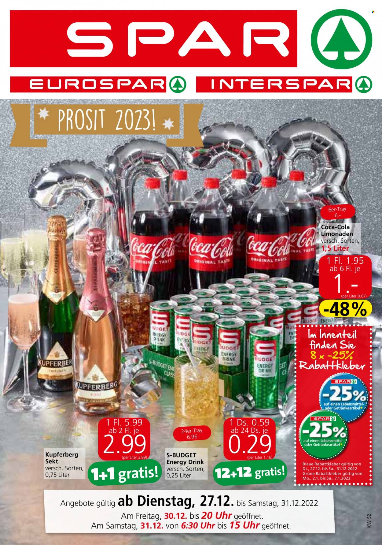 Angebote SPAR - 27.12.2022 - 31.12.2022. Seite 1