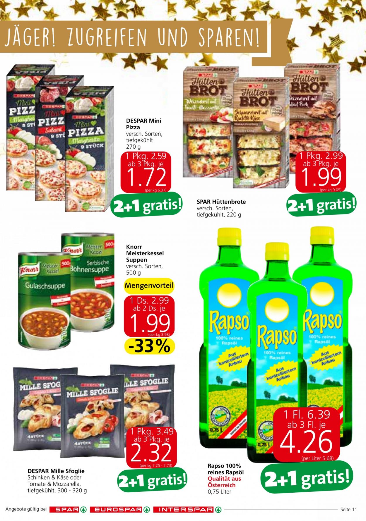 Angebote INTERSPAR - 27.12.2022 - 31.12.2022. Seite 11