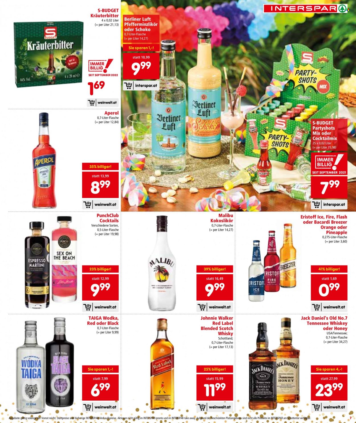 Angebote INTERSPAR - 27.12.2022 - 31.12.2022. Seite 7