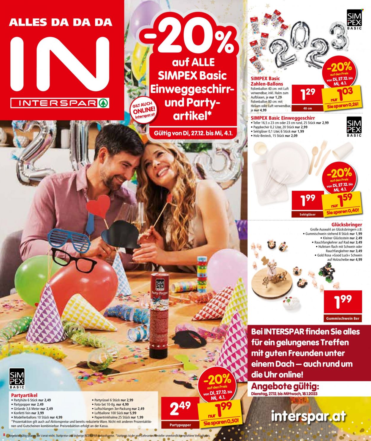 Angebote INTERSPAR - 27.12.2022 - 31.12.2022. Seite 8