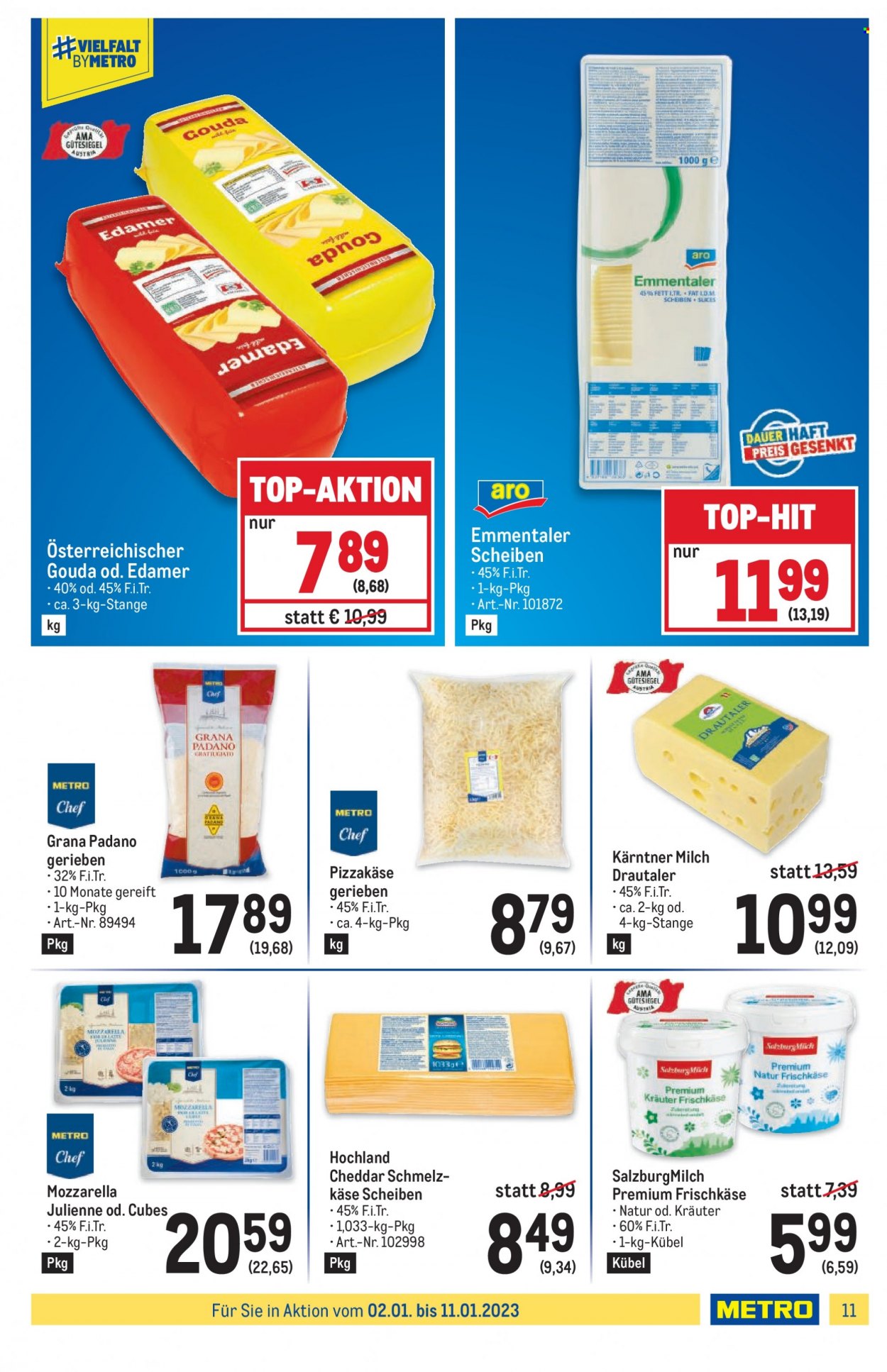 Angebote Metro - 2.1.2023 - 11.1.2023. Seite 11