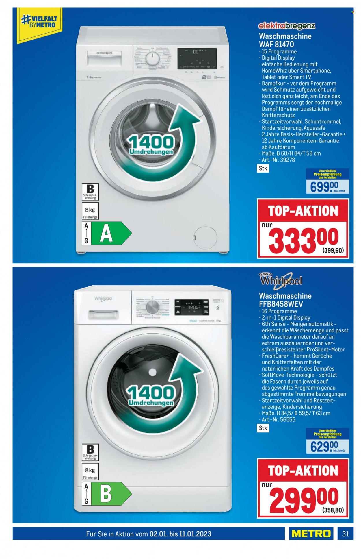 Angebote Metro - 2.1.2023 - 11.1.2023. Seite 29