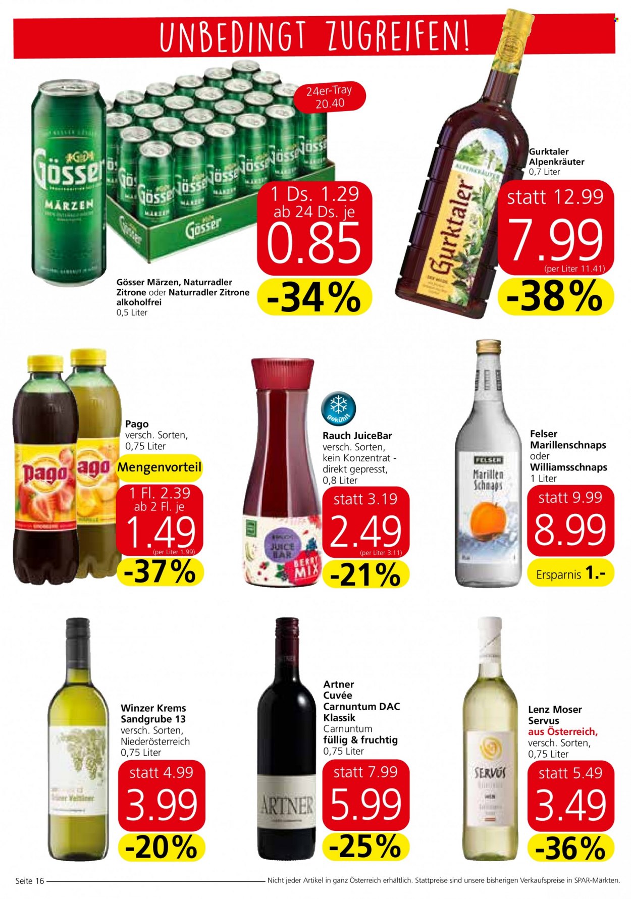 Angebote INTERSPAR - 2.1.2023 - 18.1.2023. Seite 16
