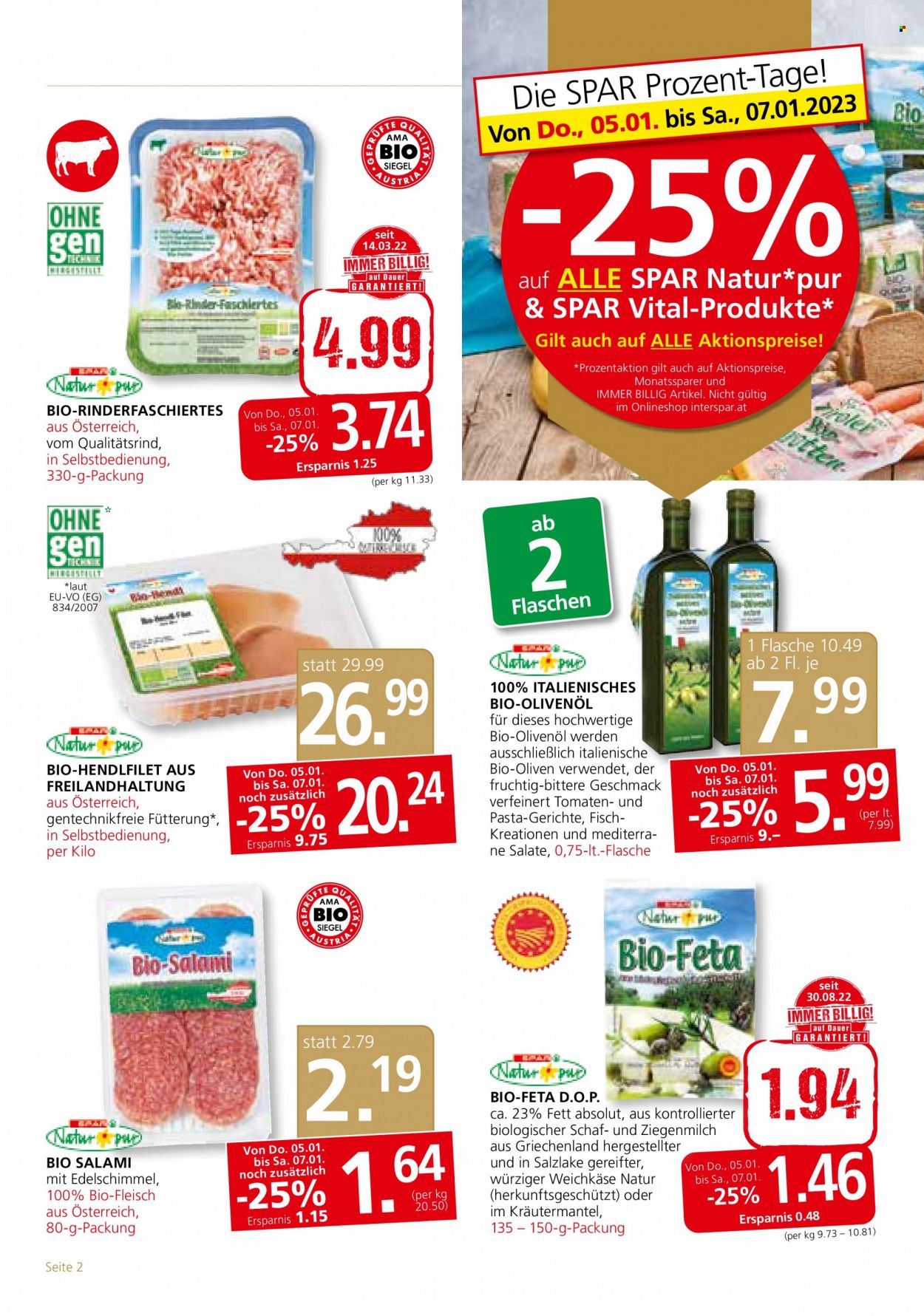 Angebote SPAR - 2.1.2023 - 18.1.2023. Seite 2