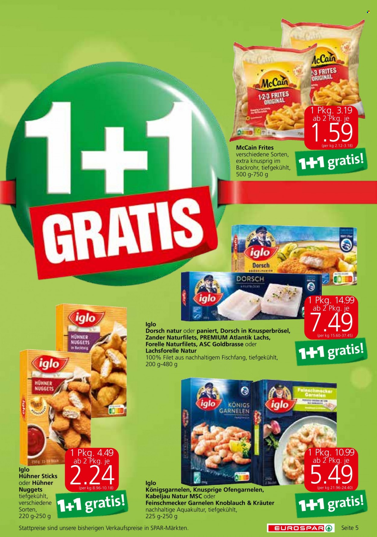 Angebote EUROSPAR - 2.1.2023 - 18.1.2023. Seite 5