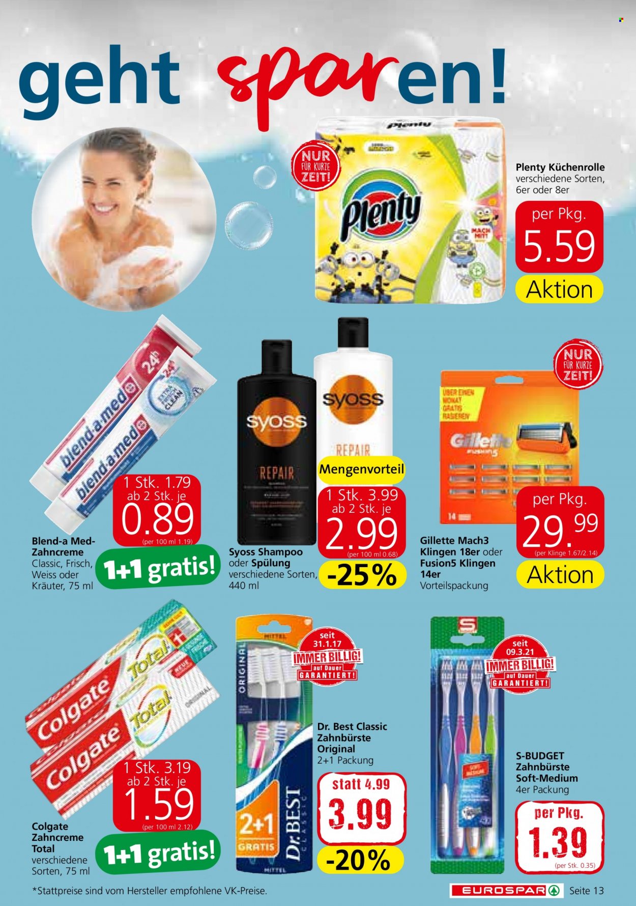 Angebote EUROSPAR - 2.1.2023 - 18.1.2023. Seite 13
