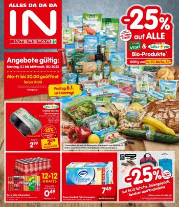 Angebote INTERSPAR - 2.1.2023 - 18.1.2023.
