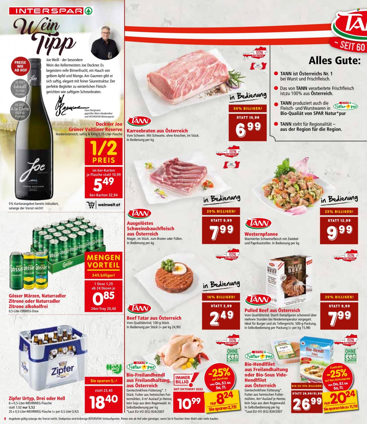 Angebote INTERSPAR - 2.1.2023 - 18.1.2023. Seite 8