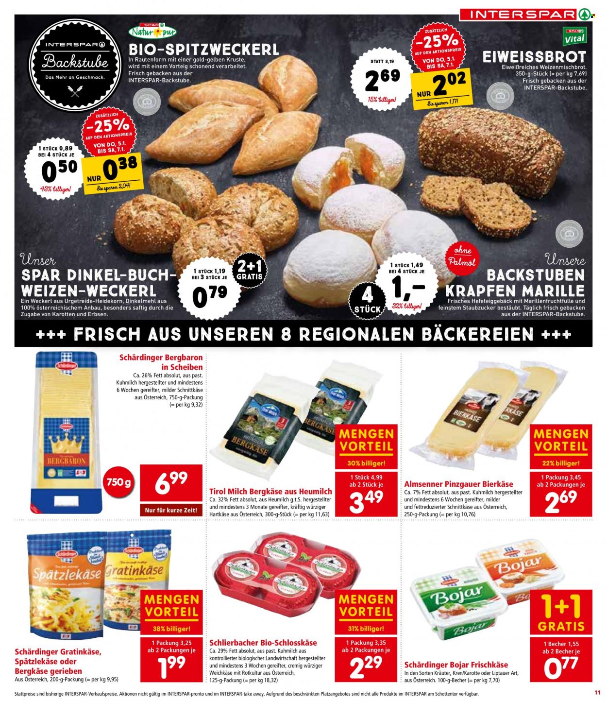 Angebote INTERSPAR - 2.1.2023 - 18.1.2023. Seite 11