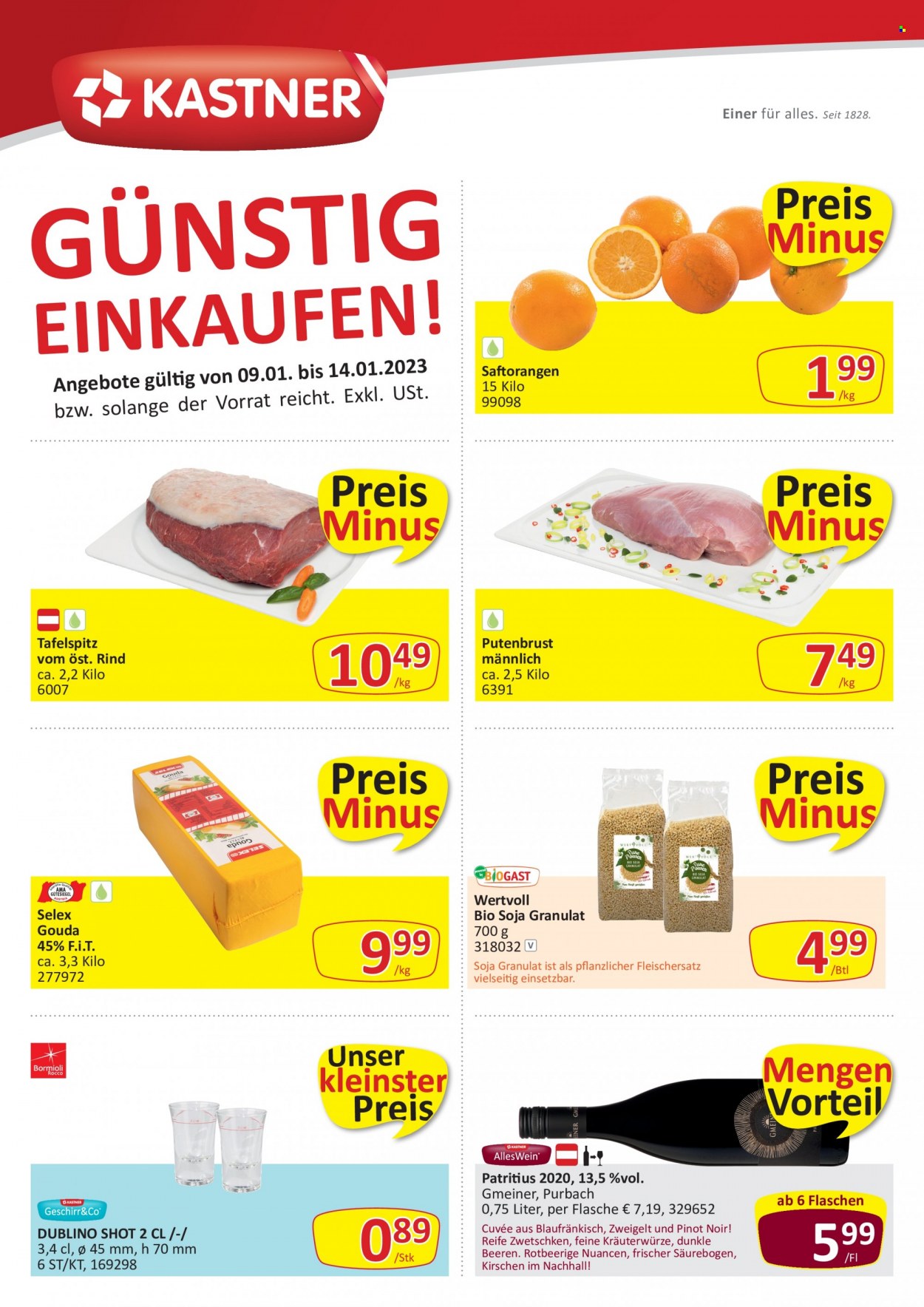 Angebote KASTNER - 9.1.2023 - 14.1.2023. Seite 1