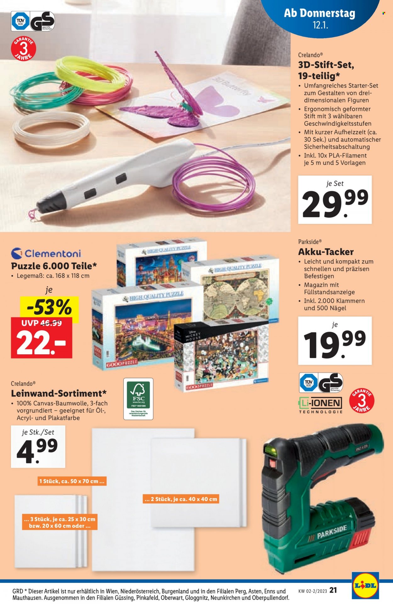 Angebote Lidl - 12.1.2023 - 18.1.2023. Seite 21