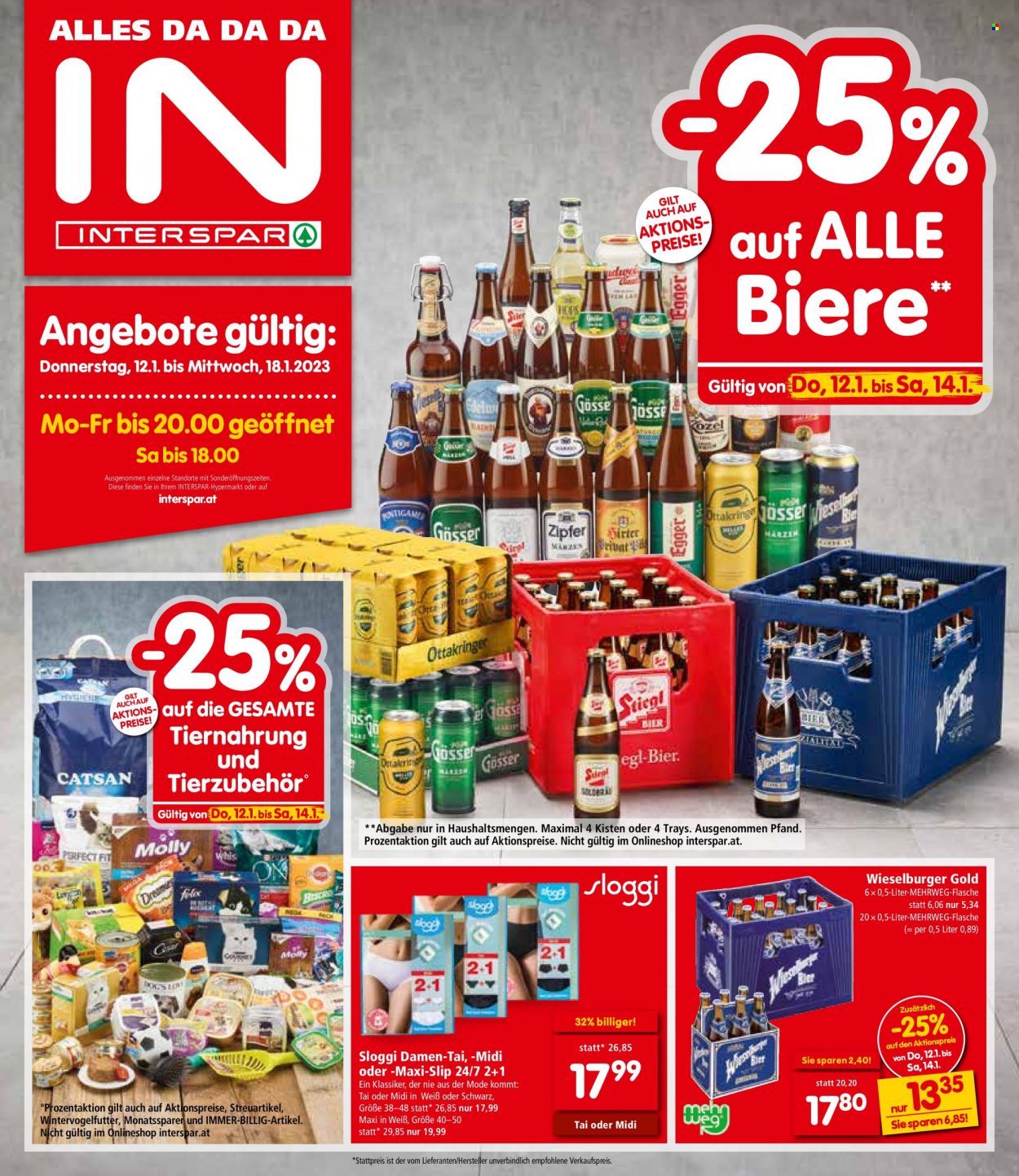 Angebote INTERSPAR - 12.1.2023 - 18.1.2023. Seite 1