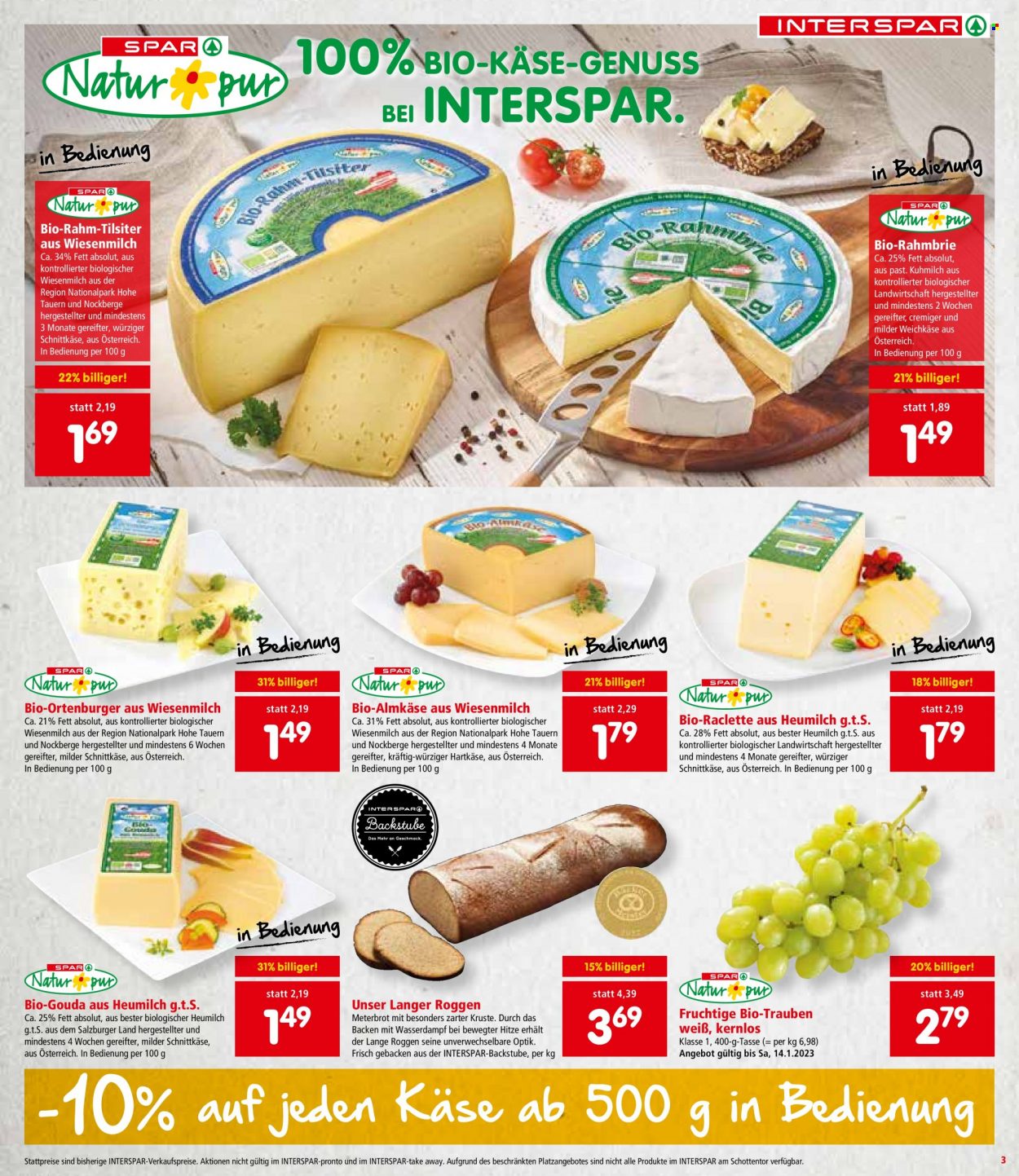 Angebote INTERSPAR - 12.1.2023 - 18.1.2023. Seite 3