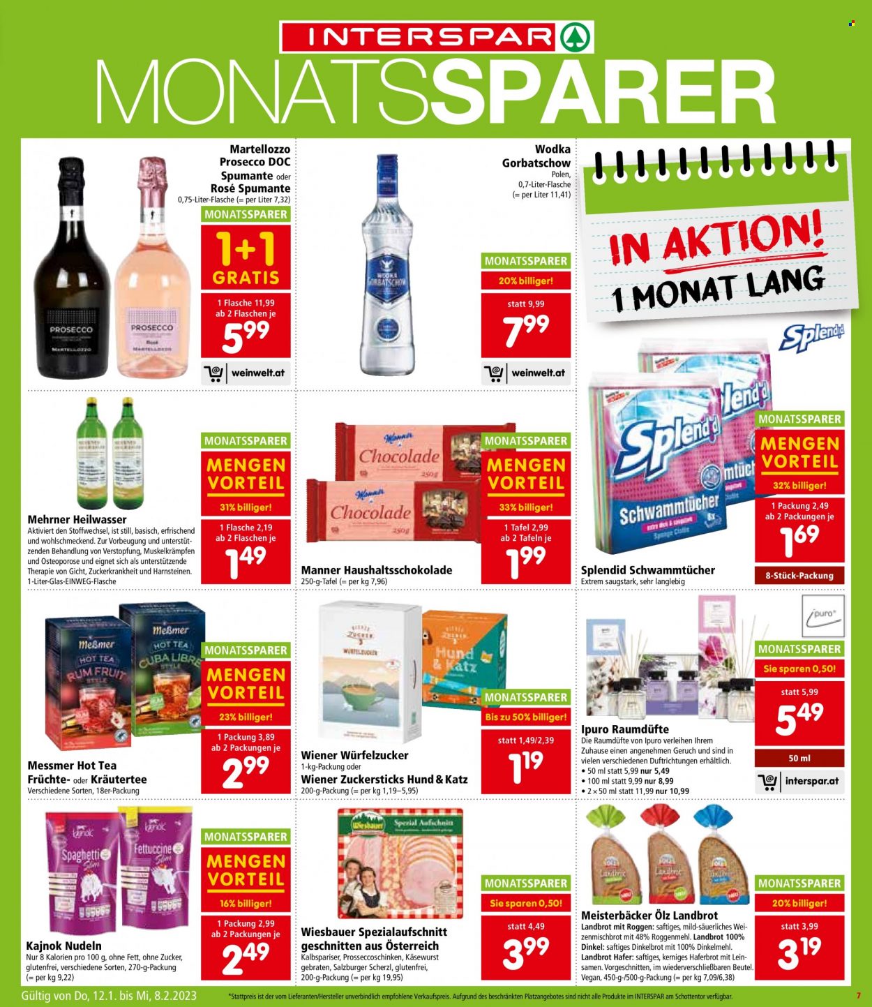 Angebote INTERSPAR - 12.1.2023 - 18.1.2023. Seite 7