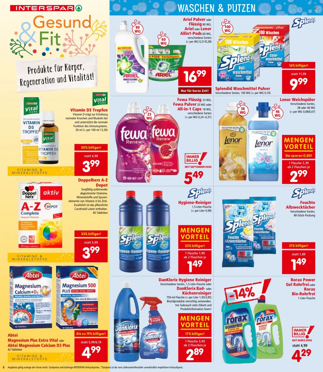 Angebote INTERSPAR - 12.1.2023 - 18.1.2023. Seite 8