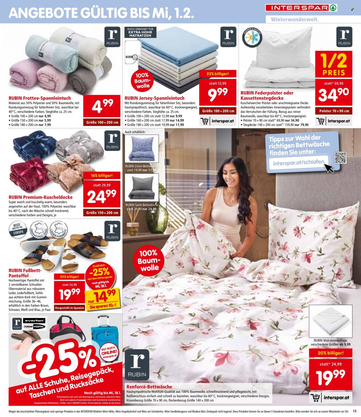 Angebote INTERSPAR - 12.1.2023 - 18.1.2023. Seite 15