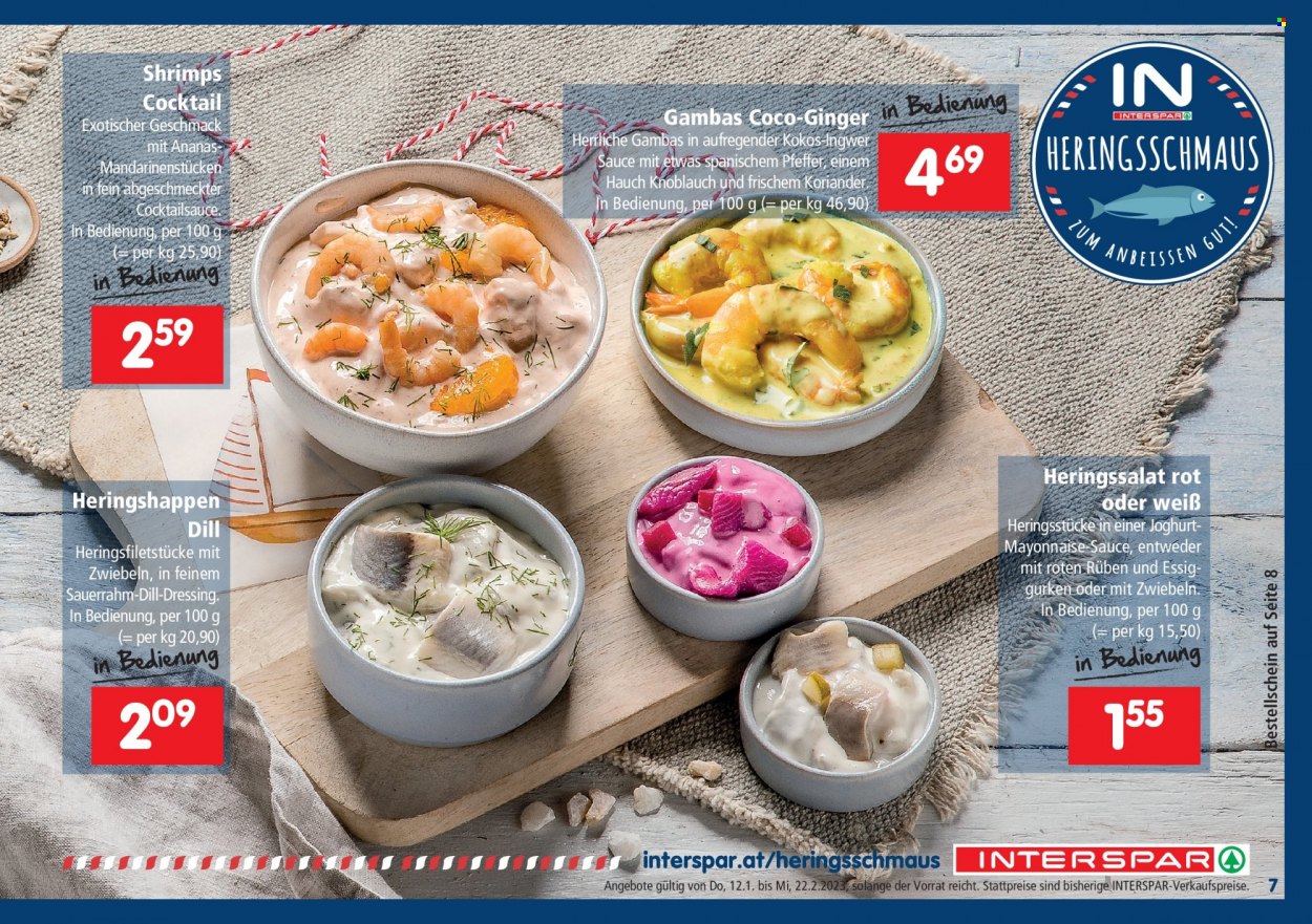 Angebote INTERSPAR - 12.1.2023 - 22.2.2023. Seite 7