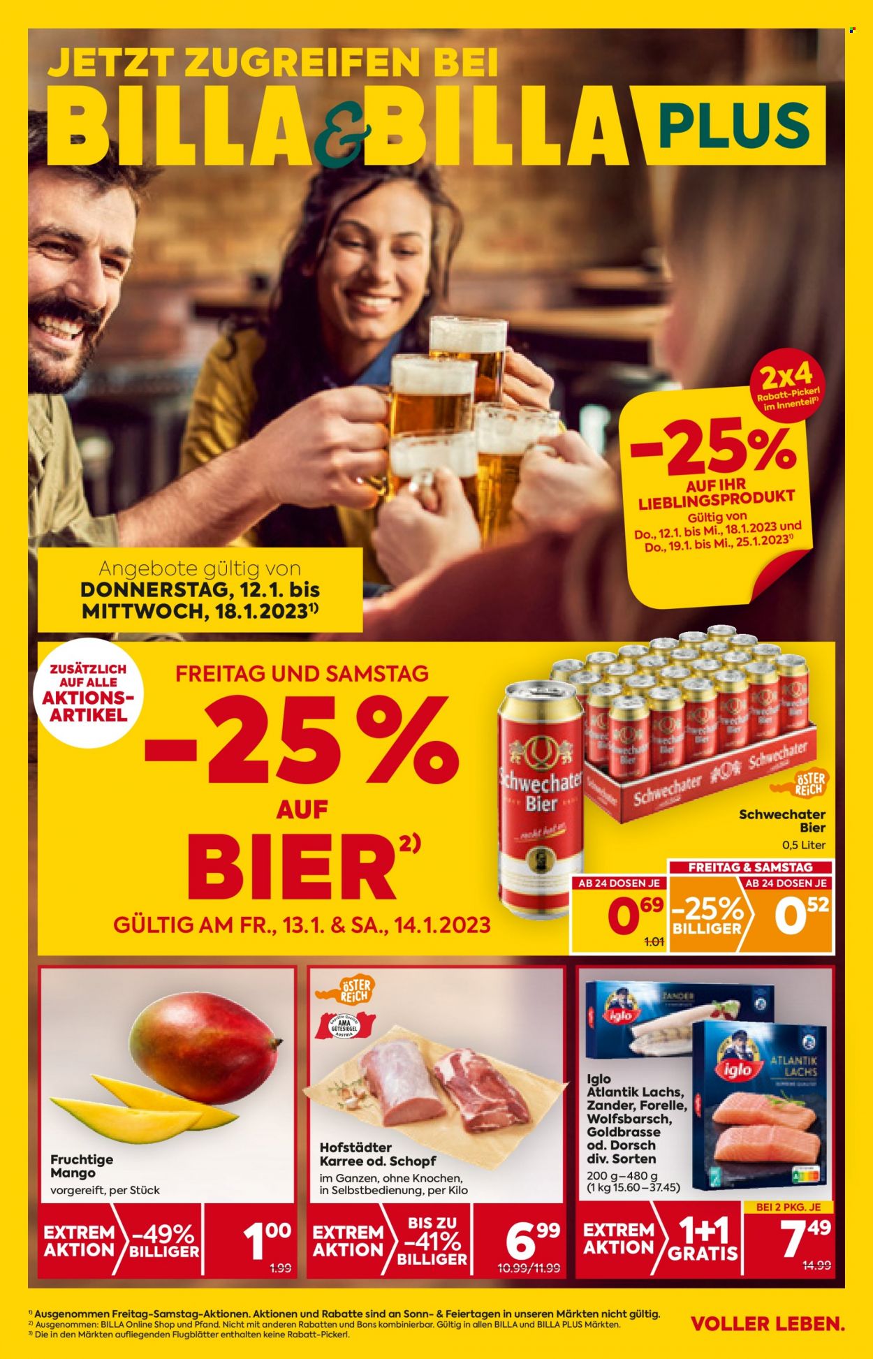 Angebote Billa - 12.1.2023 - 18.1.2023. Seite 1