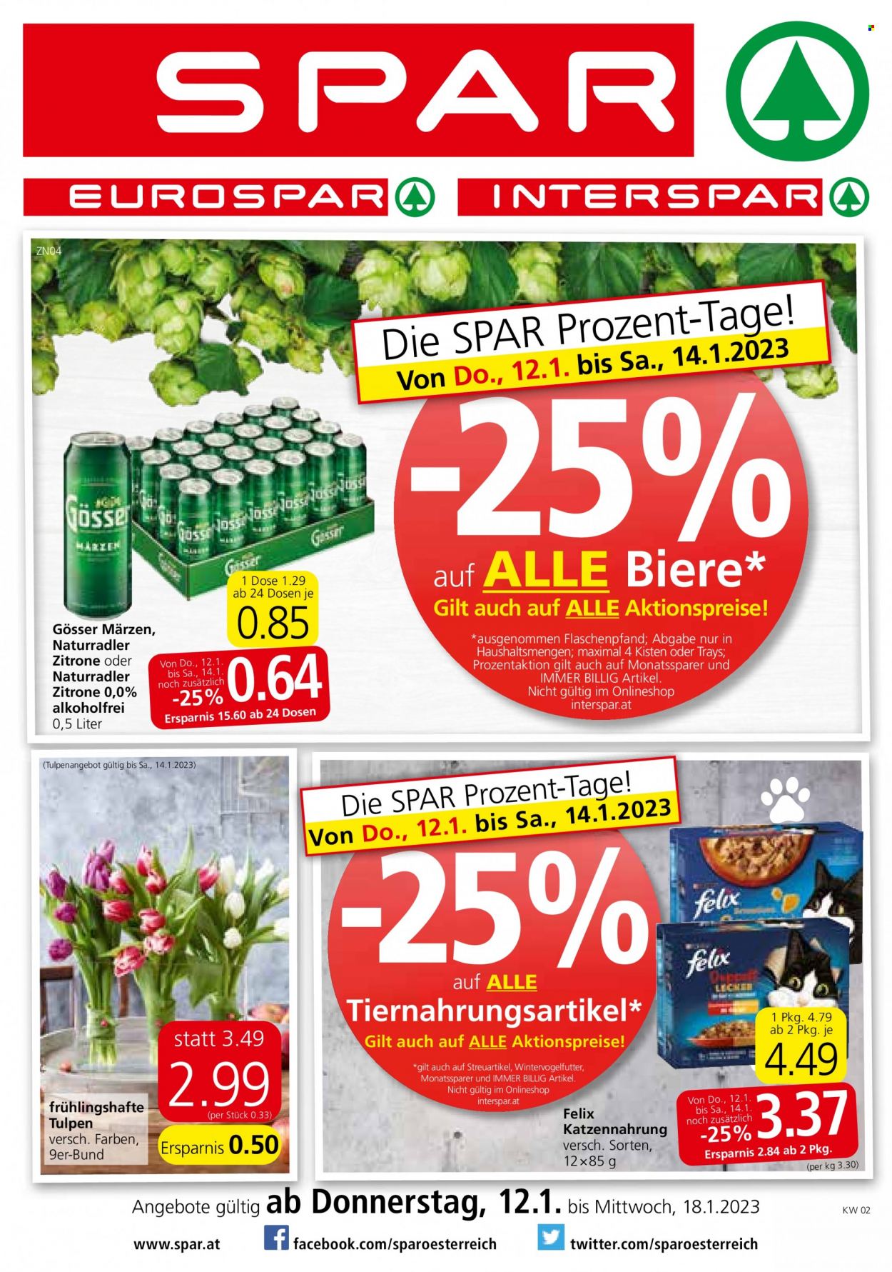 Angebote EUROSPAR - 12.1.2023 - 18.1.2023. Seite 1