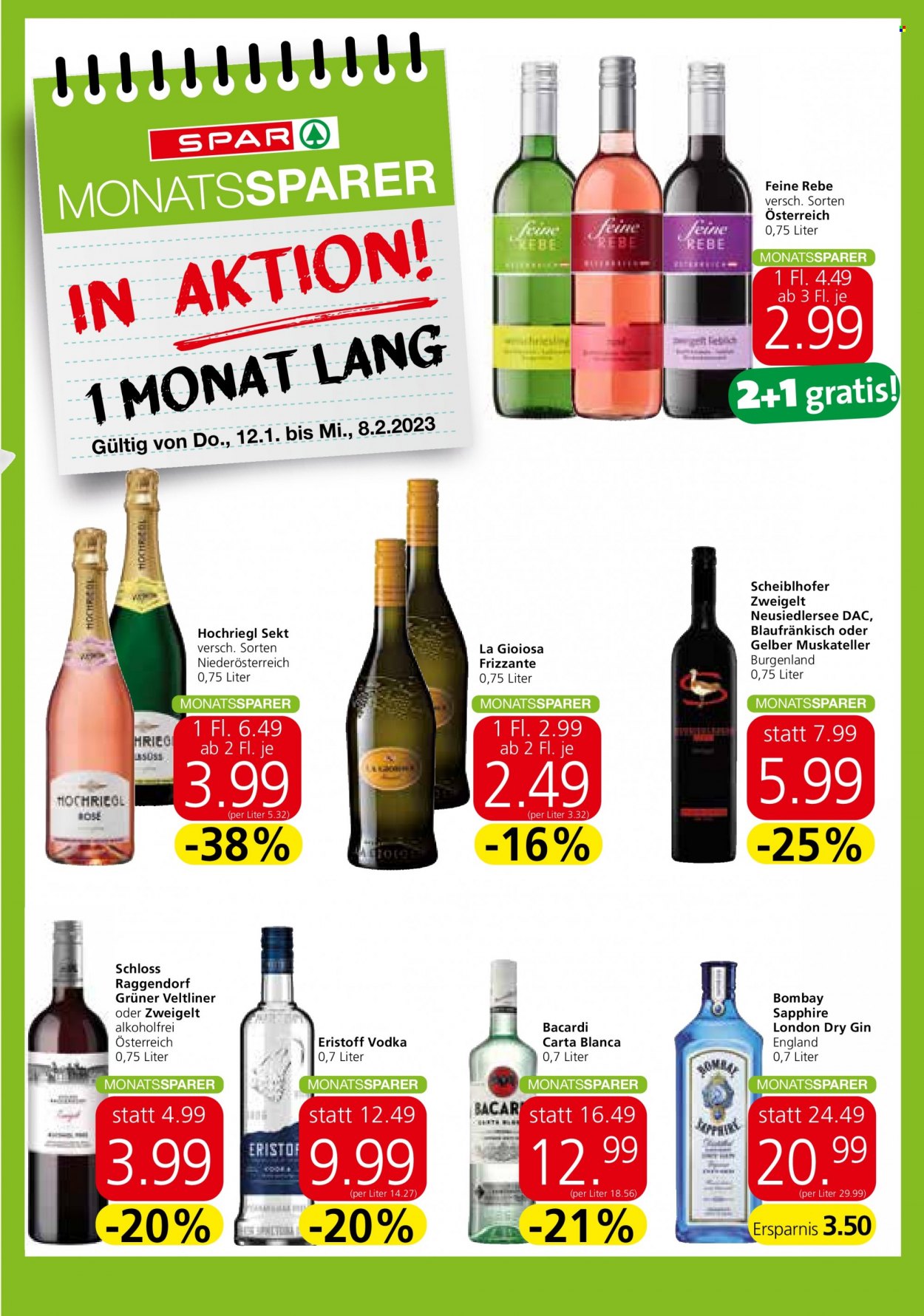 Angebote SPAR - 12.1.2023 - 8.2.2023. Seite 1