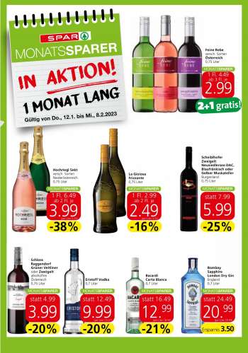 Angebote SPAR - 12.1.2023 - 8.2.2023.