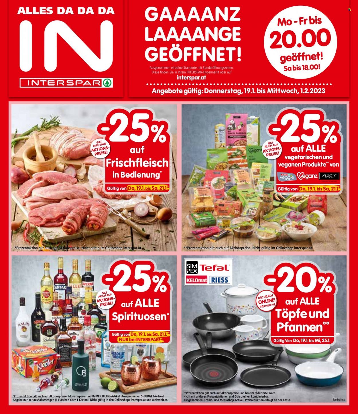 Angebote INTERSPAR - 19.1.2023 - 1.2.2023. Seite 1