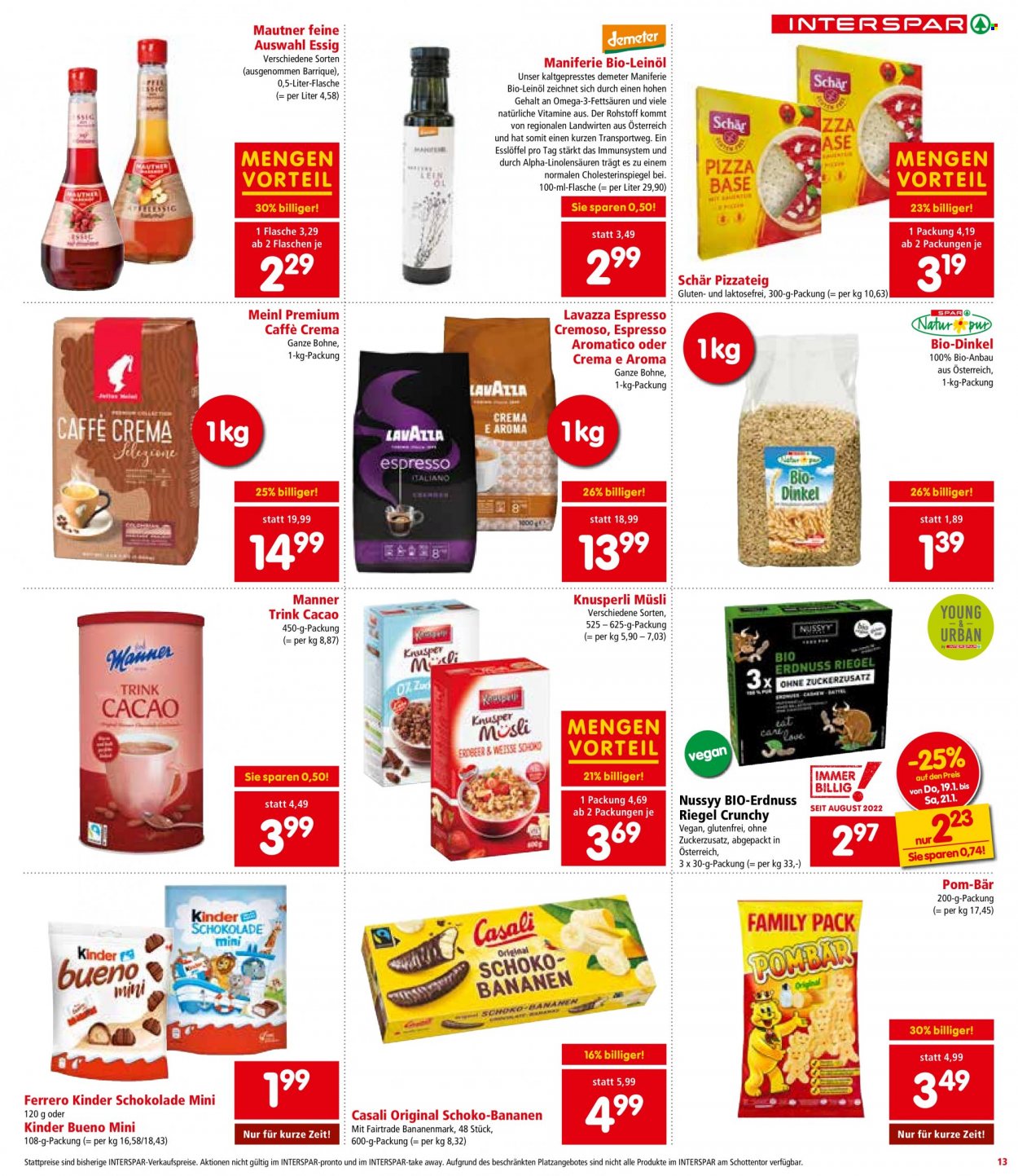 Angebote INTERSPAR - 19.1.2023 - 1.2.2023. Seite 13