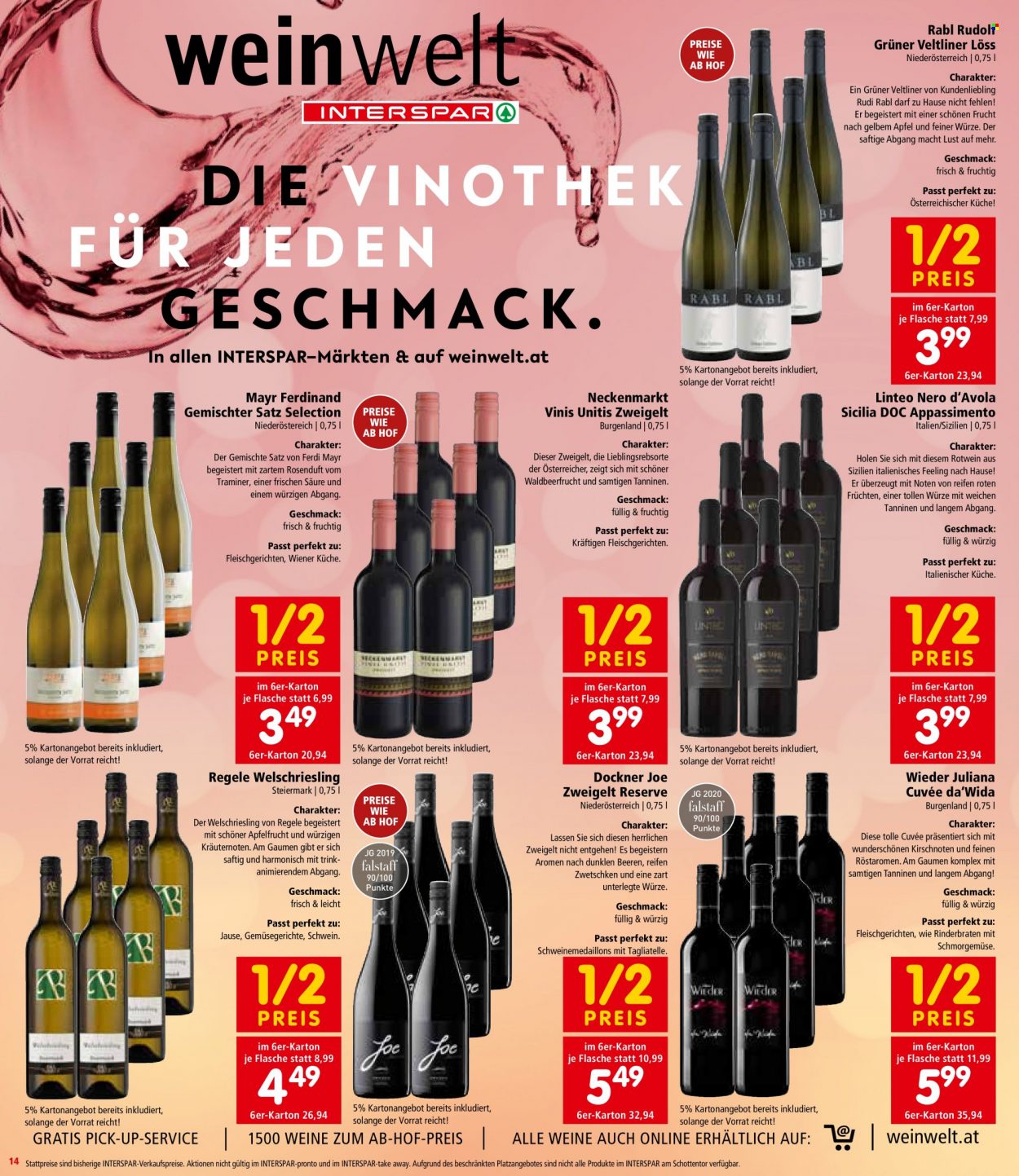 Angebote INTERSPAR - 19.1.2023 - 1.2.2023. Seite 14