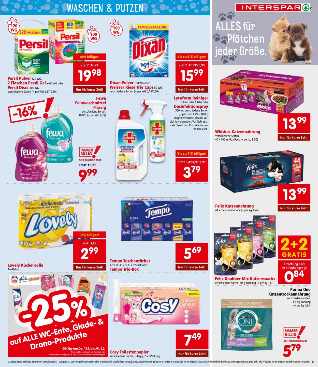 Angebote INTERSPAR - 19.1.2023 - 1.2.2023. Seite 17