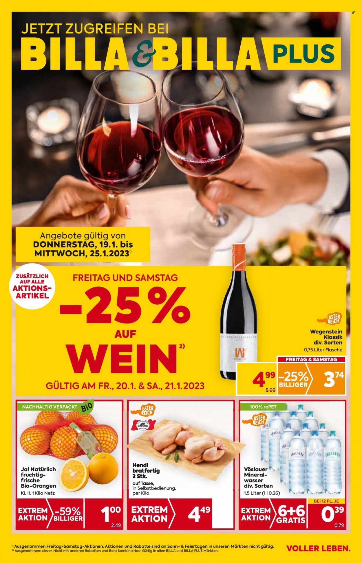 Angebote Billa - 19.1.2023 - 25.1.2023. Seite 1