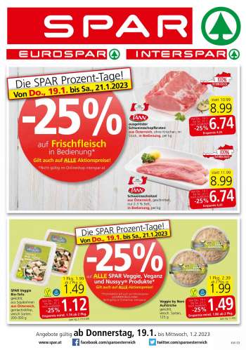 Angebote INTERSPAR - 19.1.2023 - 1.2.2023.