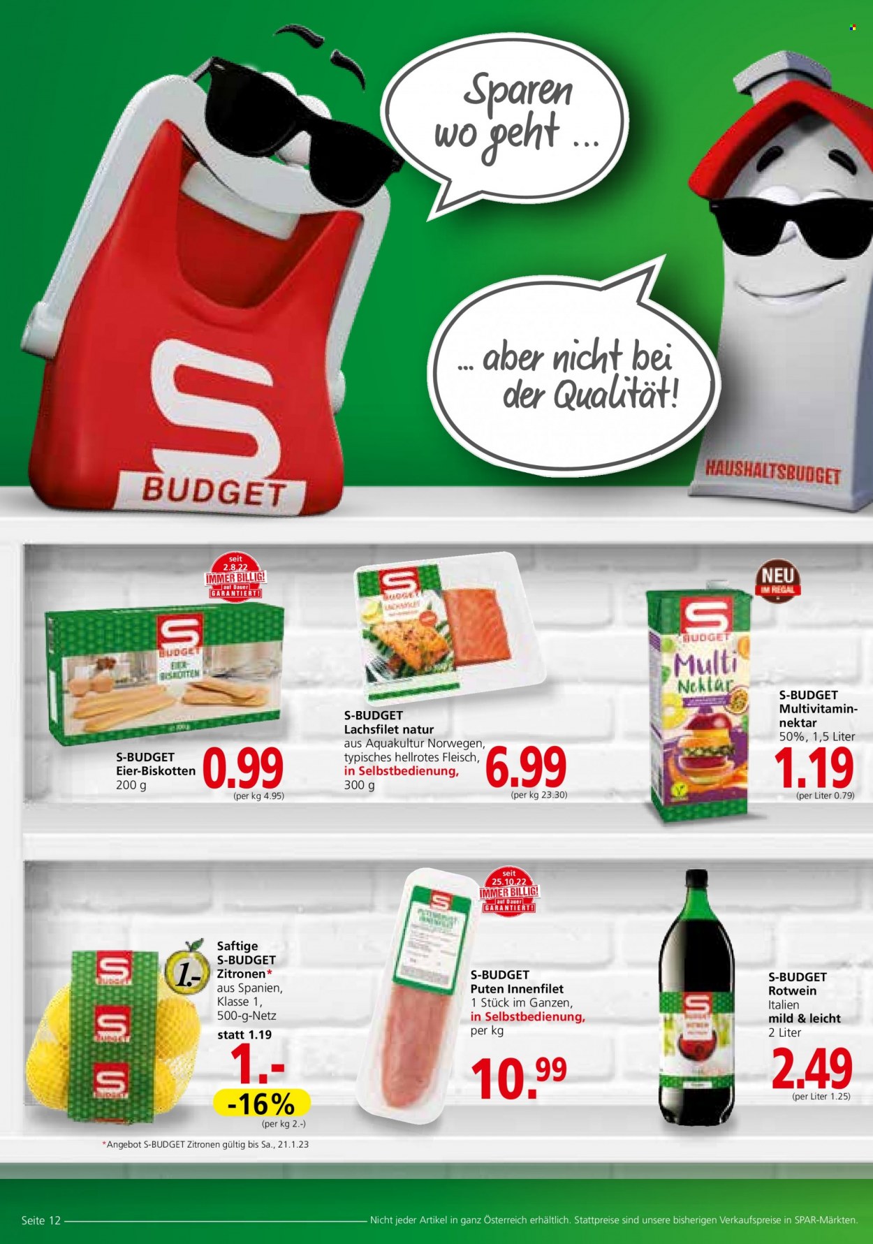 Angebote INTERSPAR - 19.1.2023 - 1.2.2023. Seite 12