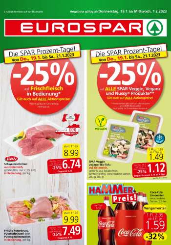 Angebote EUROSPAR - 19.1.2023 - 1.2.2023.