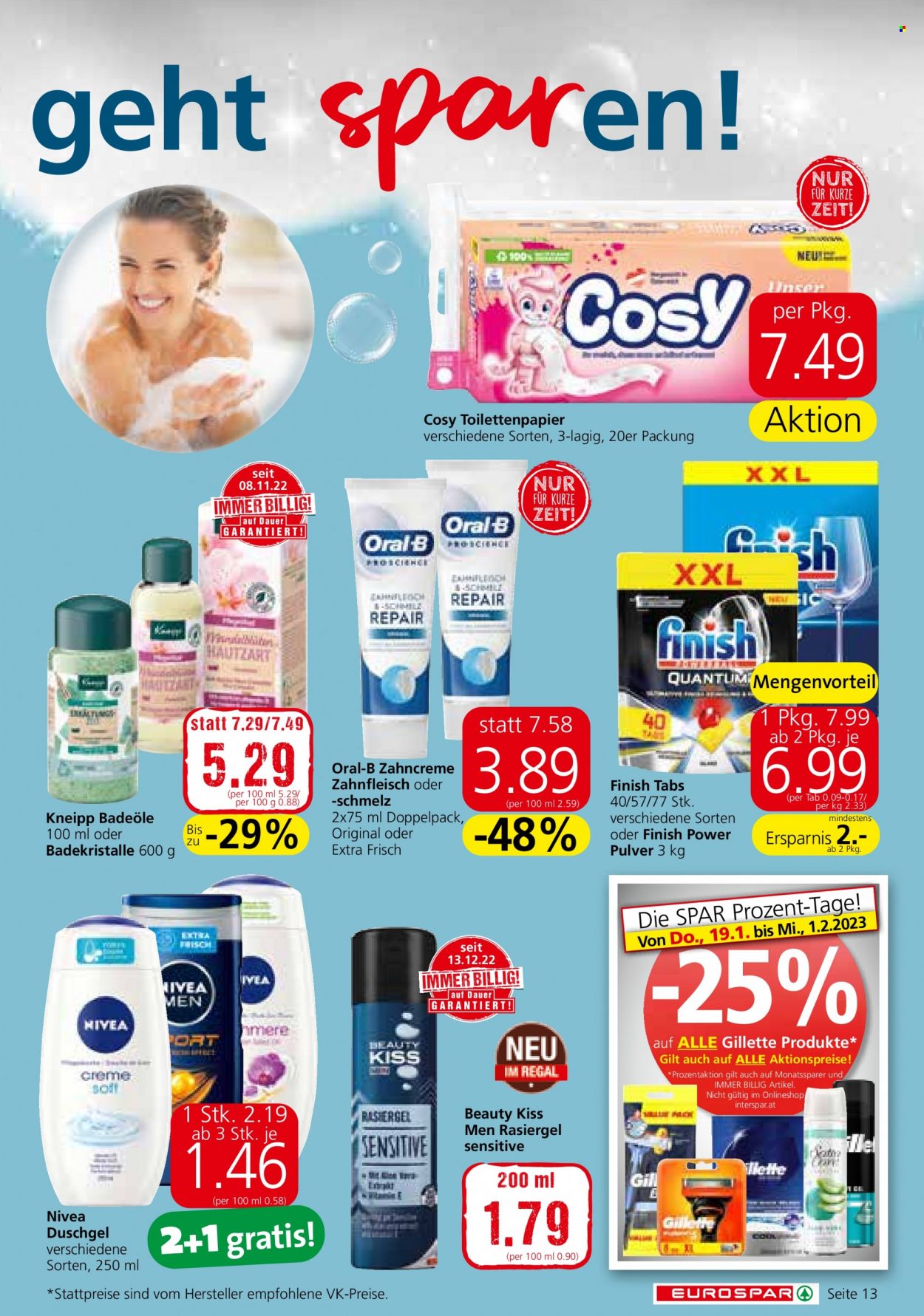 Angebote EUROSPAR - 19.1.2023 - 1.2.2023. Seite 13