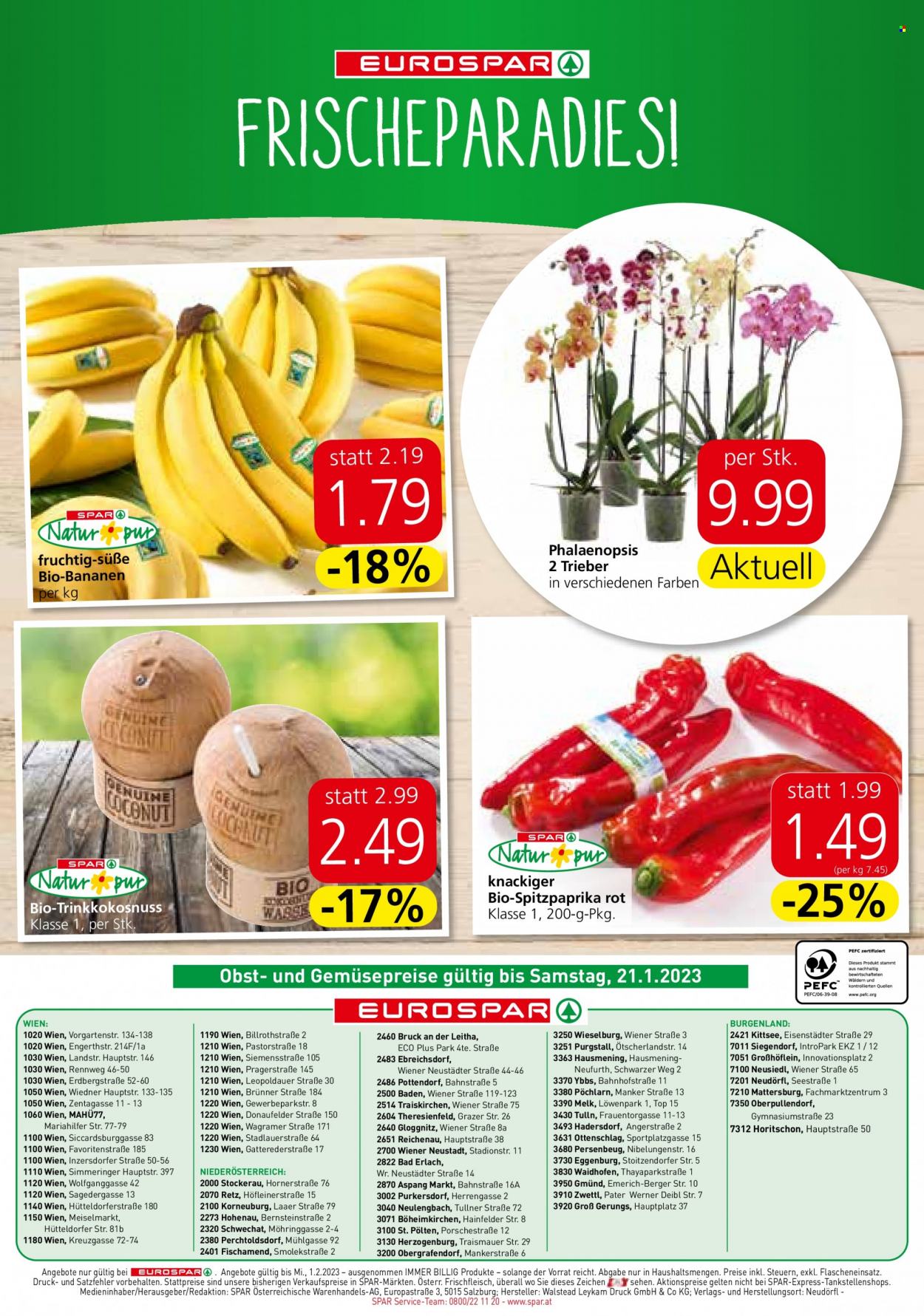 Angebote EUROSPAR - 19.1.2023 - 1.2.2023. Seite 16
