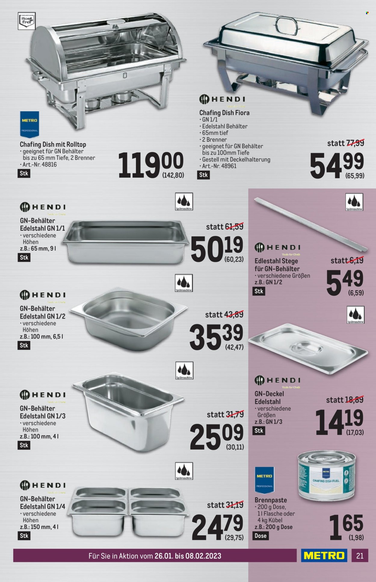 Angebote Metro - 26.1.2023 - 8.2.2023. Seite 21