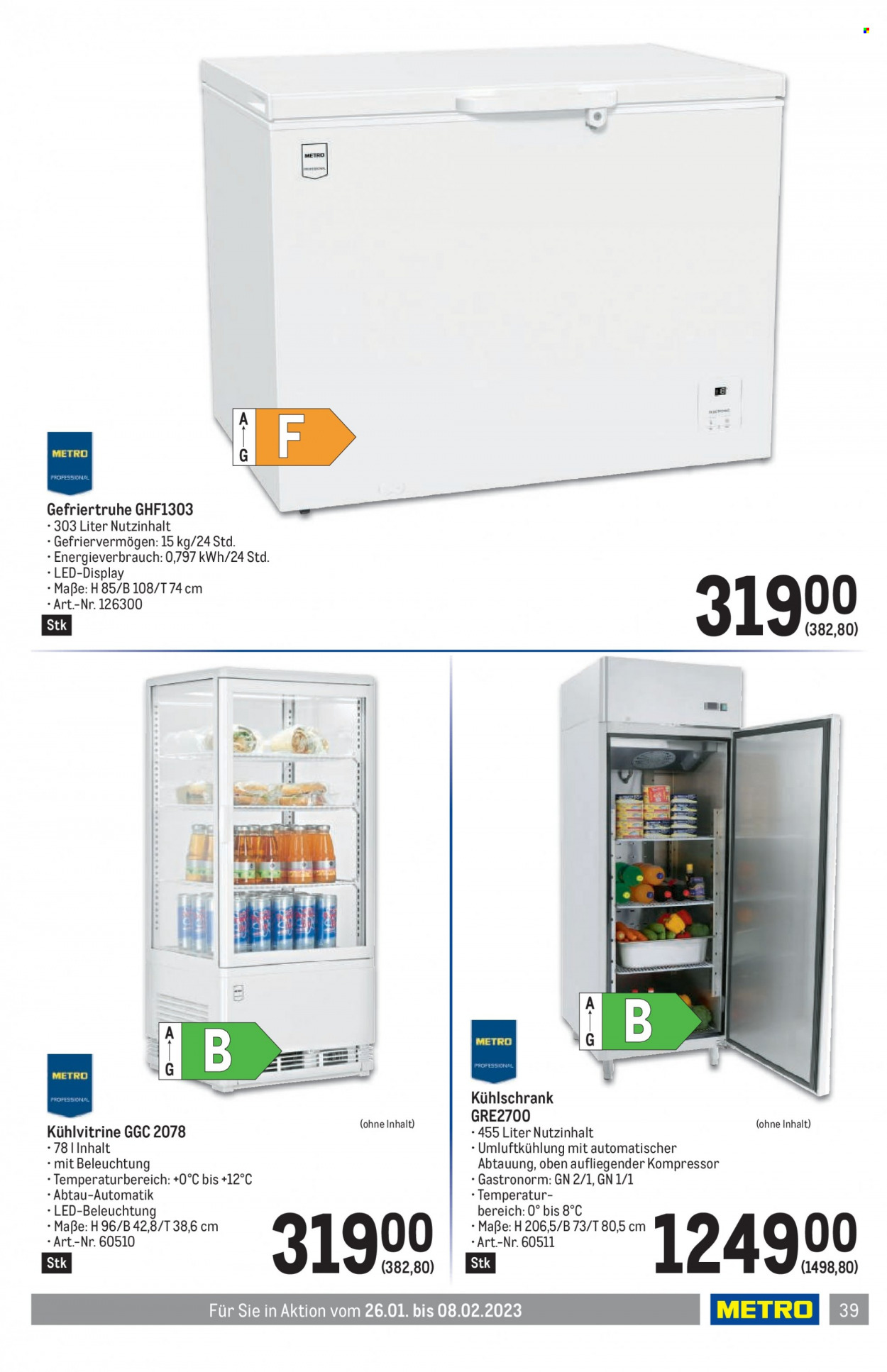 Angebote Metro - 26.1.2023 - 8.2.2023. Seite 39