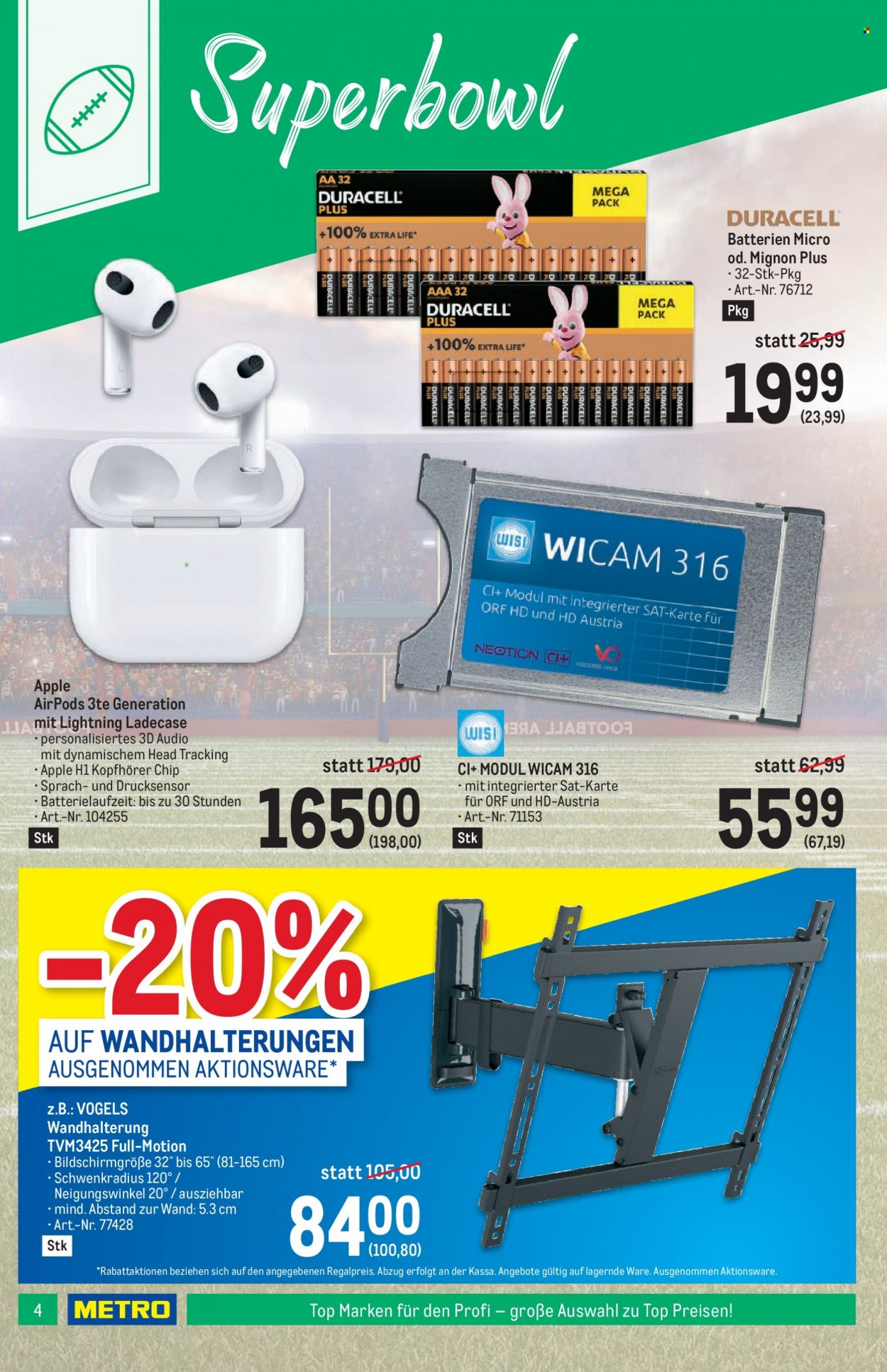 Angebote Metro - 26.1.2023 - 8.2.2023. Seite 4