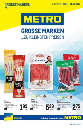 Angebote Metro - 26.1.2023 - 8.2.2023.
