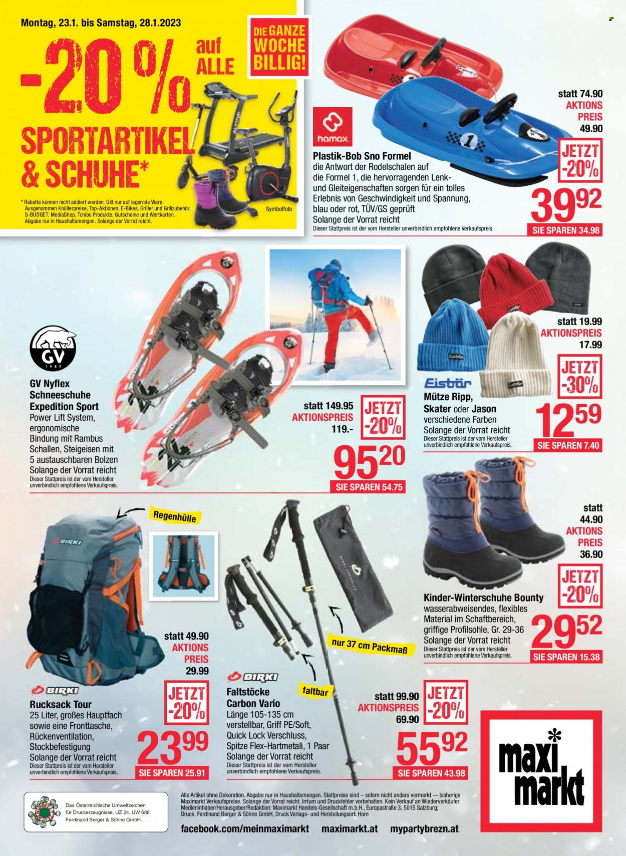 Angebote Maximarkt - 23.1.2023 - 28.1.2023. Seite 20