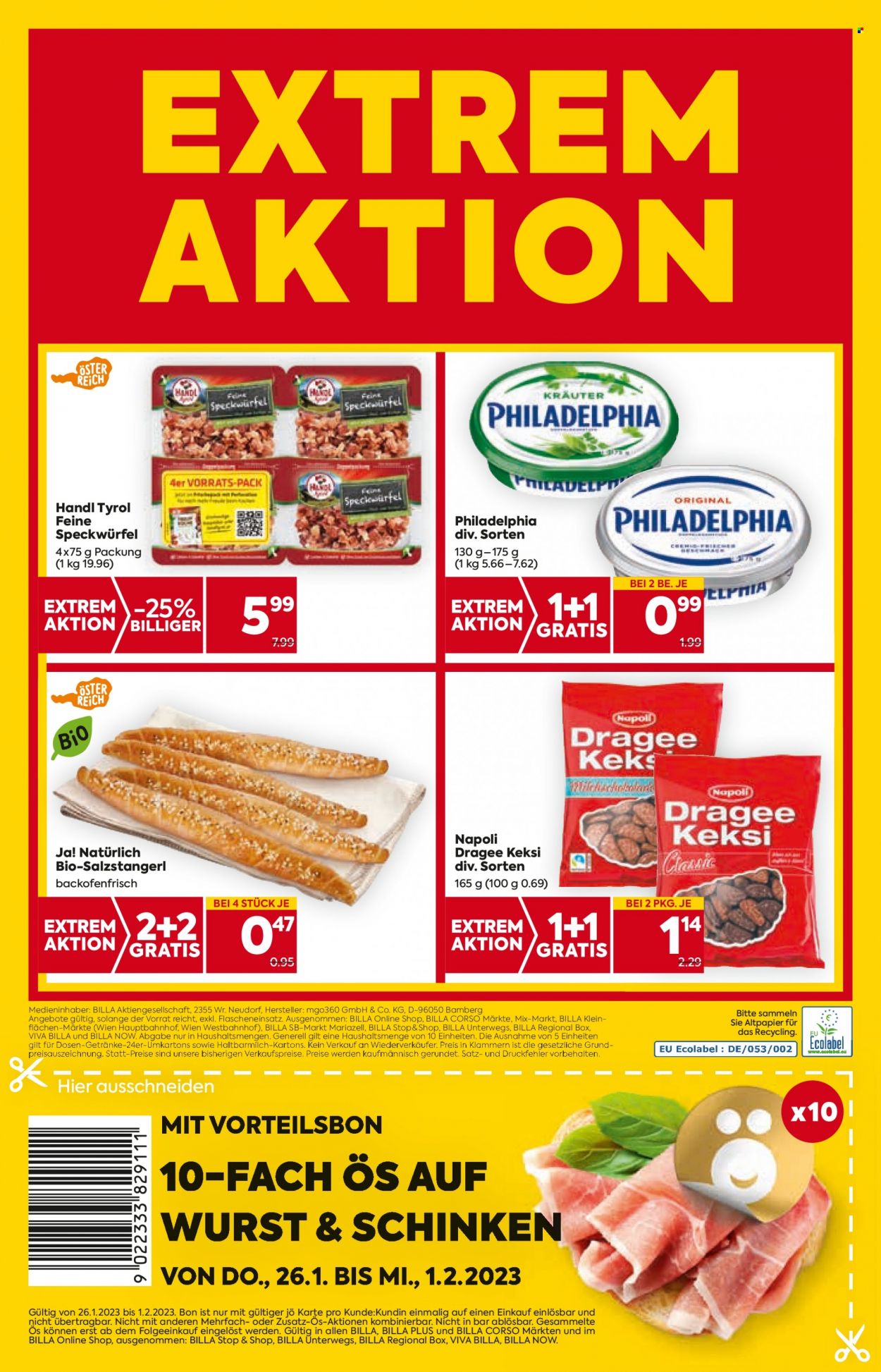 Angebote Billa - 26.1.2023 - 1.2.2023. Seite 20