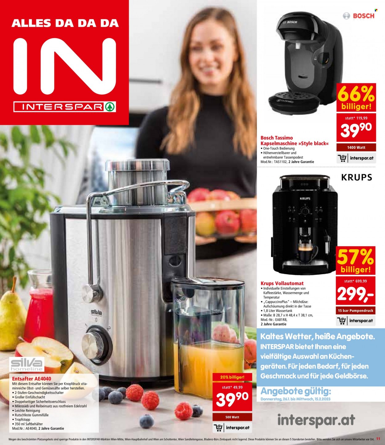 Angebote INTERSPAR - 26.1.2023 - 1.2.2023. Seite 11