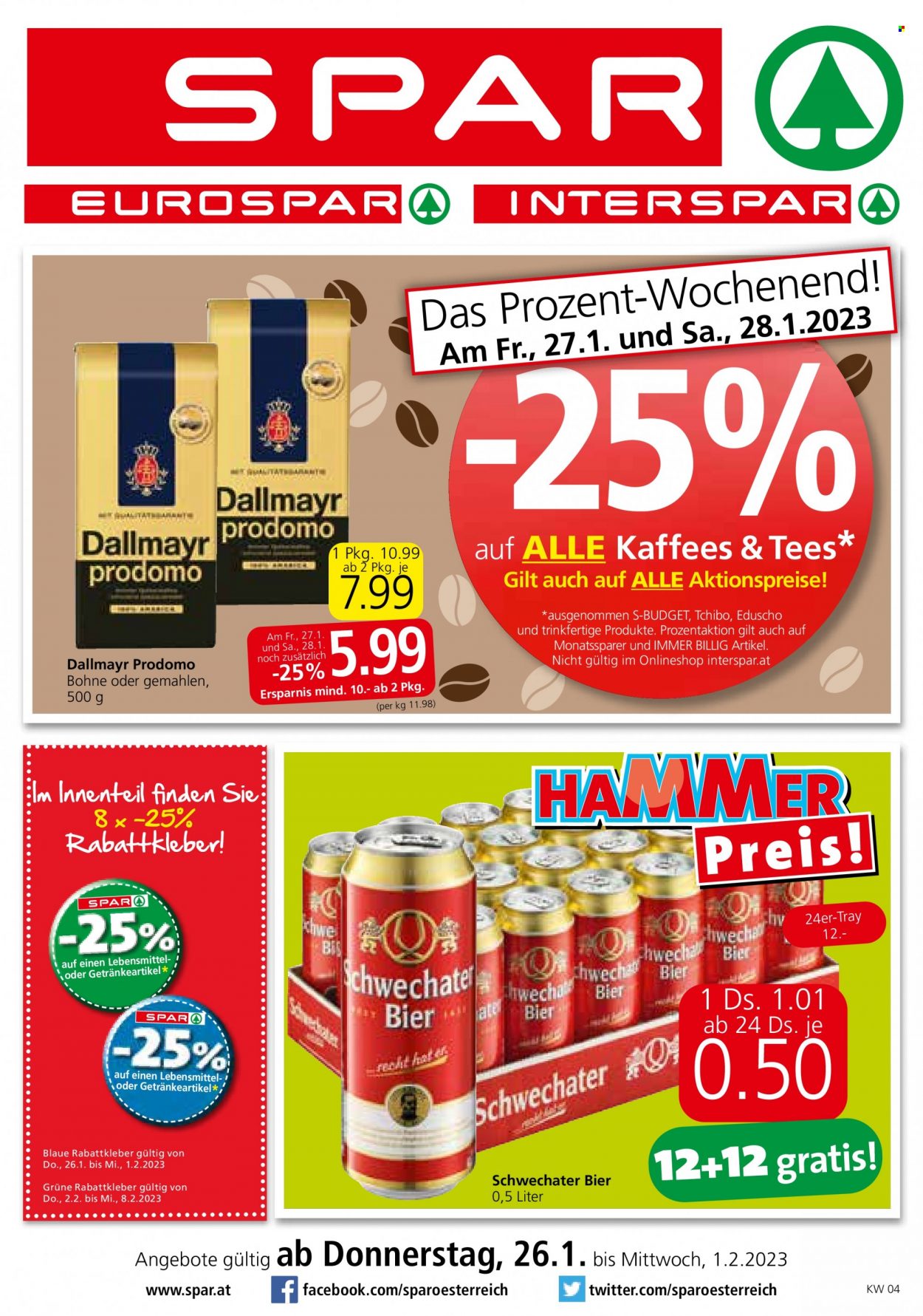 Angebote INTERSPAR - 26.1.2023 - 1.2.2023. Seite 1