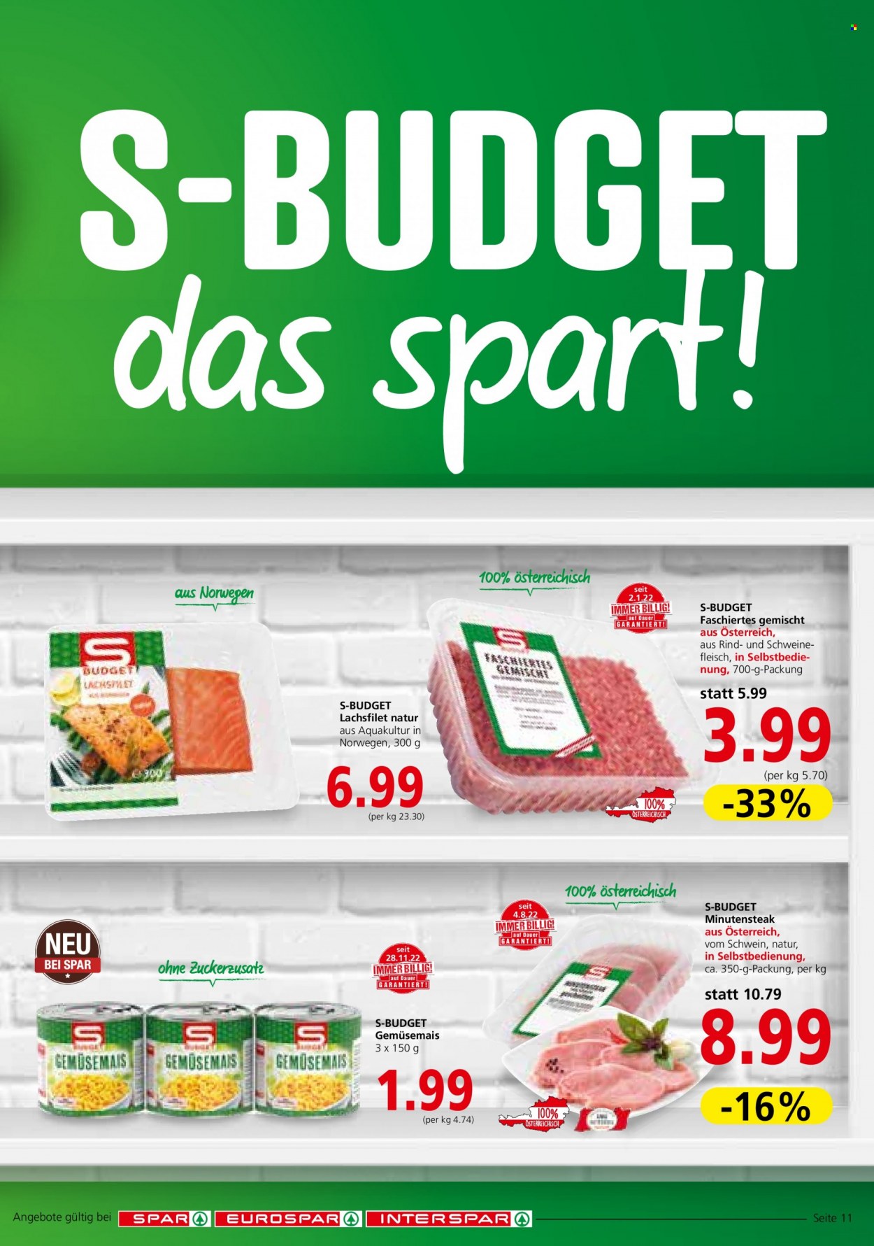 Angebote INTERSPAR - 26.1.2023 - 1.2.2023. Seite 11