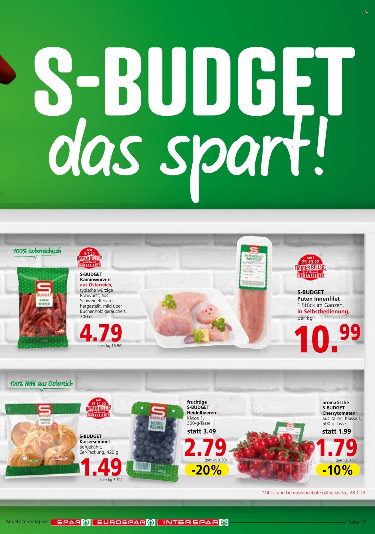 Angebote INTERSPAR - 26.1.2023 - 1.2.2023. Seite 13