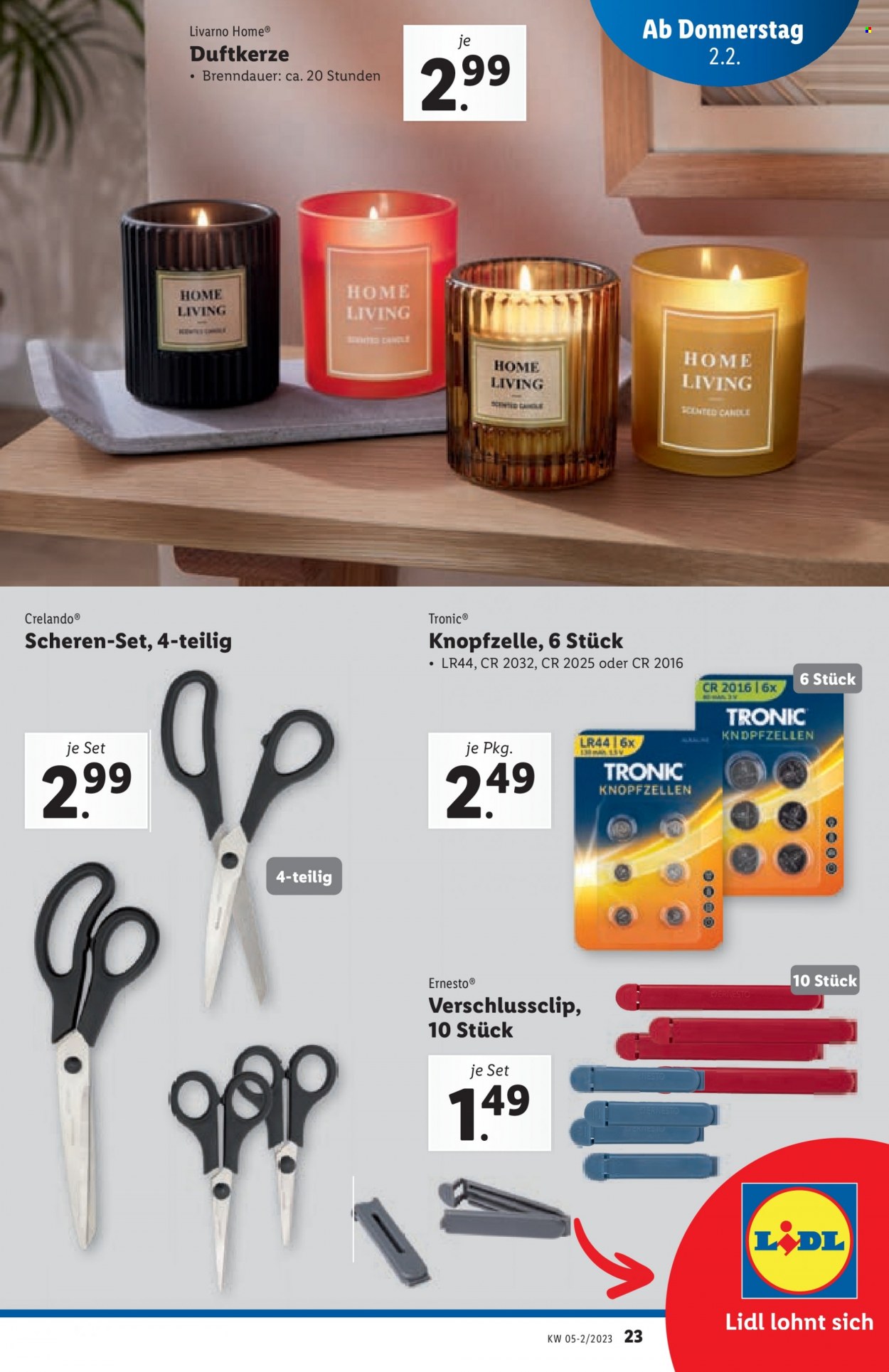 Angebote Lidl - 2.2.2023 - 8.2.2023. Seite 23