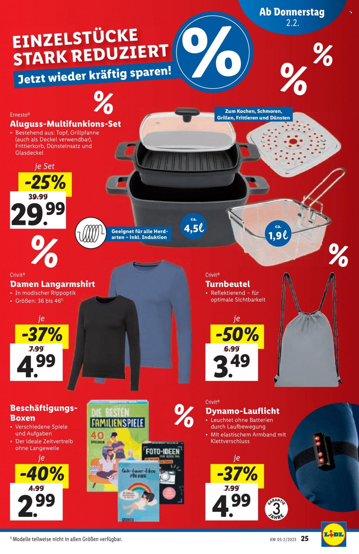 Angebote Lidl - 2.2.2023 - 8.2.2023. Seite 25