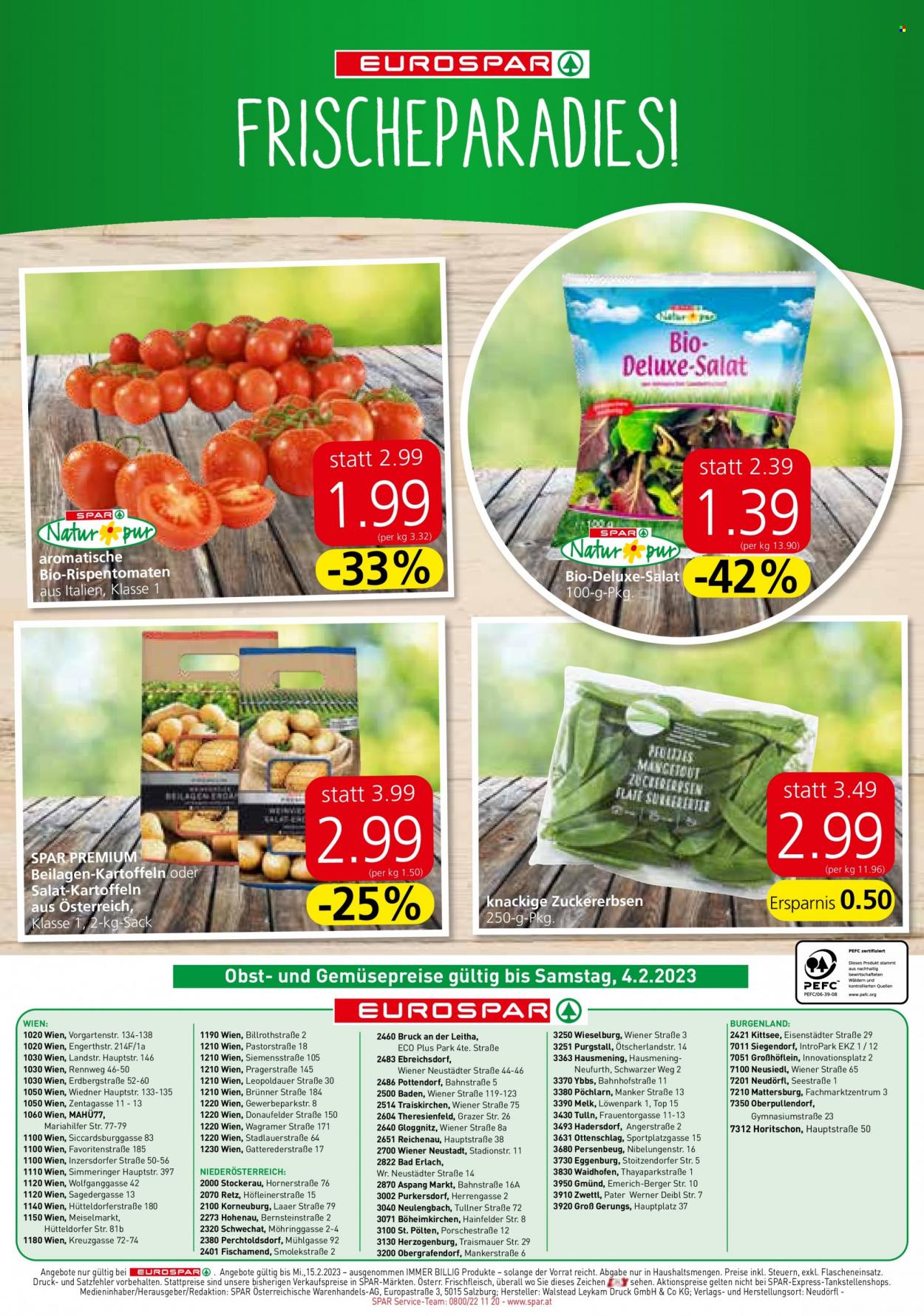 Angebote EUROSPAR - 2.2.2023 - 15.2.2023. Seite 16