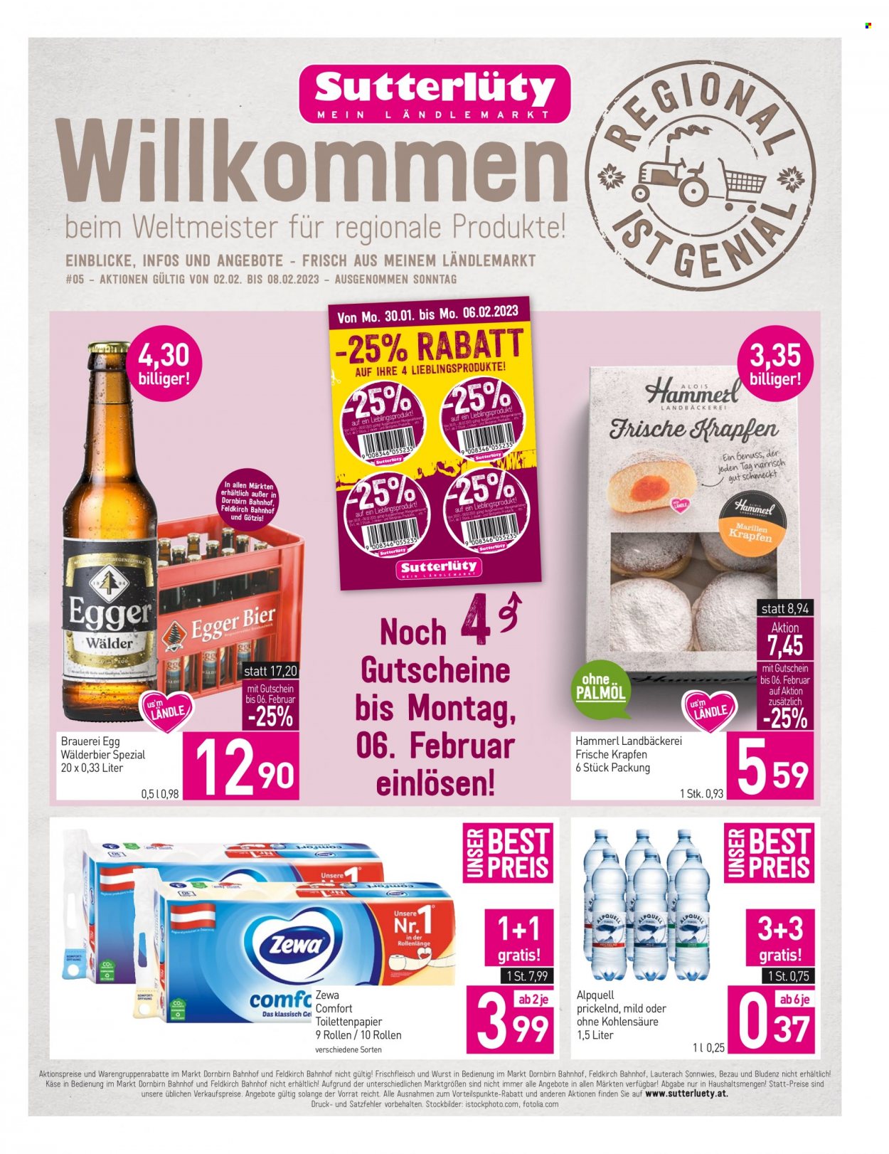 Angebote Sutterlüty - 2.2.2023 - 8.2.2023. Seite 1
